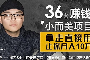 36个副业金点子,找到最适合你的副业赚钱法,告别死工资