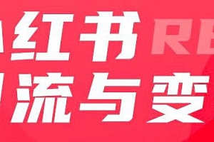小红书引流与变现:0基础快速掌握小红书核心玩法与变现