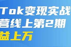 龟课TikTok变现实战训练营第2期:月收益上万不成问题