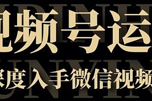 视频号8.0运营实战课 深度运营微信视频号课程(无水印)