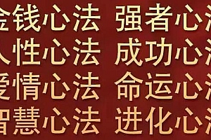 村西边老王 8部心法巨作 让你无往不利赚到钱