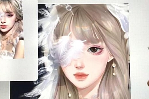 阮九ipad头像团练课第1期 板绘画画教程