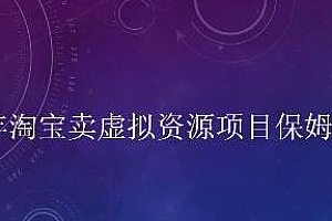 小淘2022淘宝虚拟资源项目保姆级教程,适合新手