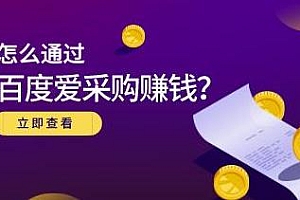 大王怎么通过百度爱采购赚钱,已完成200多万的销量