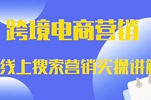 跨境电商营销,线上搜索营销实操讲解,从0到1开启自己的店铺时代