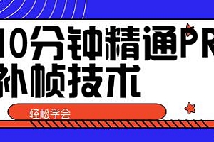 零基础10分钟精通PR补帧技术,即学即用上热门