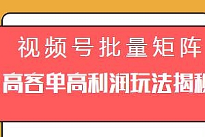 小卒视频号批量矩阵的高客单高利润玩法揭秘, 短视频社交电商的新机遇