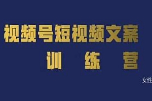 故里视频号短视频文案训练营,0基础小白掌握上热门技巧