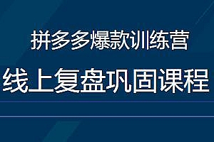 纪主任·2023拼多多爆款训练营线上复盘巩固课程,全套实战干货