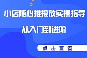 小店随心推投放实操教程,精准起店,从入门到进阶,生意即刻起飞