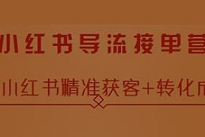 16天小红书导流接单营,在小红书精准获客+转化,教你引爆流量