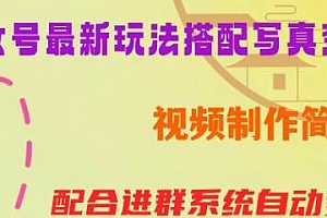 超简单美女号第五期揭秘,九宫格视频+写真变现,实现日收益300-500+