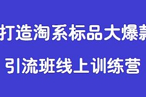 第17期打造淘系标品大爆款引流班线上训练营
