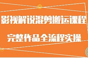 东少爱追剧·影视解说混剪搬运实操教程