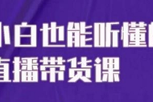 大威本威·小白也能听懂的直播带货课