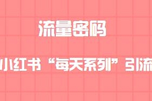小红书“每天系列”引流玩法揭秘,日引流1000+