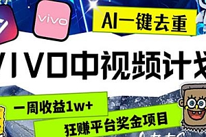 VIVO中视频计划揭秘,ai一键去重