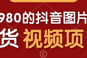 抖音图片滚动带货视频副业项目揭秘,价值980