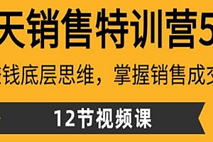 28天销售特训营5期,掌握销售成交密码