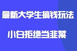 最新大学生搞钱玩法揭秘