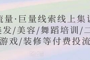 付费流量·巨量线索线上集训营教程