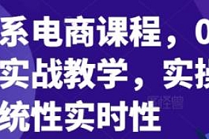 淘系电商0基础实战教学
