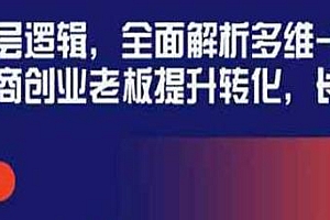 电商创业起号底层逻辑,全面解析多维建号特训营