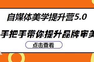 自媒体美学提升营5.0,自媒体博主必修课