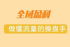 全域盈利-做懂流量的操盘手,全域盈利商业技能