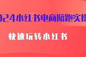 2024小红书电商陪跑实操课精细化课程