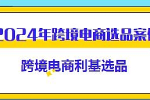 2024年跨境电商选品案例课