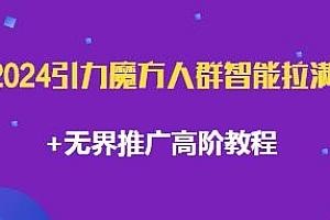 七层老徐·2024引力魔方+无界推广高阶教程,淘宝运营