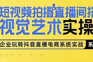 短视频拍摄+直播间搭建视觉艺术实操课