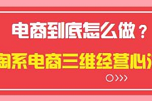 淘系电商三维经营心法,淘宝运营