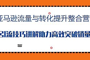 亚马逊流量与转化提升整合营销,高效突破销量瓶颈