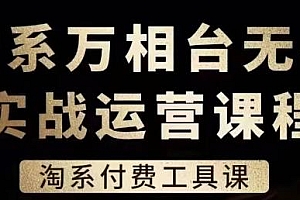 淘系万相台无界实战运营课,淘宝运营