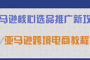亚马逊核心选品推广新攻略