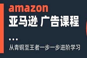 亚马逊广告课程,从青铜至王者一步一步进阶学习