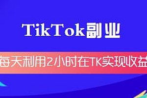 TikTok副业,每天2小时在TK实现收益