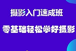 摄影入门速成班,手机+相机摄影教学,零基础轻松学好摄影