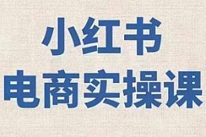 小红薯电商实操课,小红书开店必学