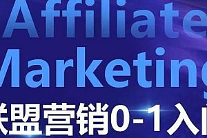 Affiliate Marketing联盟营销0-1入门详解