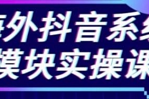 海外抖音Tiktok系统模块实操课