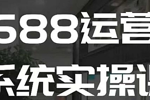 1688高阶运营系统实操课,1688店铺运营核心玩法分享