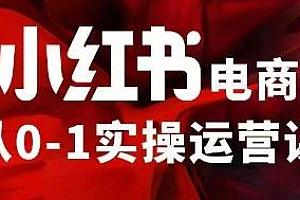 小红书电商运营,97节课带你实现小红书赚钱