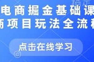 小红书电商掘金课,玩法全流程拆解