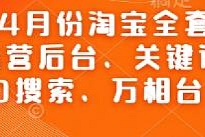 2025年4月份淘宝全套运营现场教程