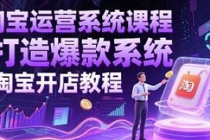 打造爆款系统-淘宝开店教程 淘宝运营
