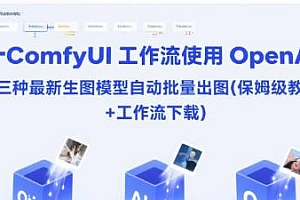 ComfyUI 工作流使用 OpenAI 三种最新自动批量出图教程