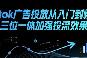 Tiktok广告投放从入门到精通,加强投流效果